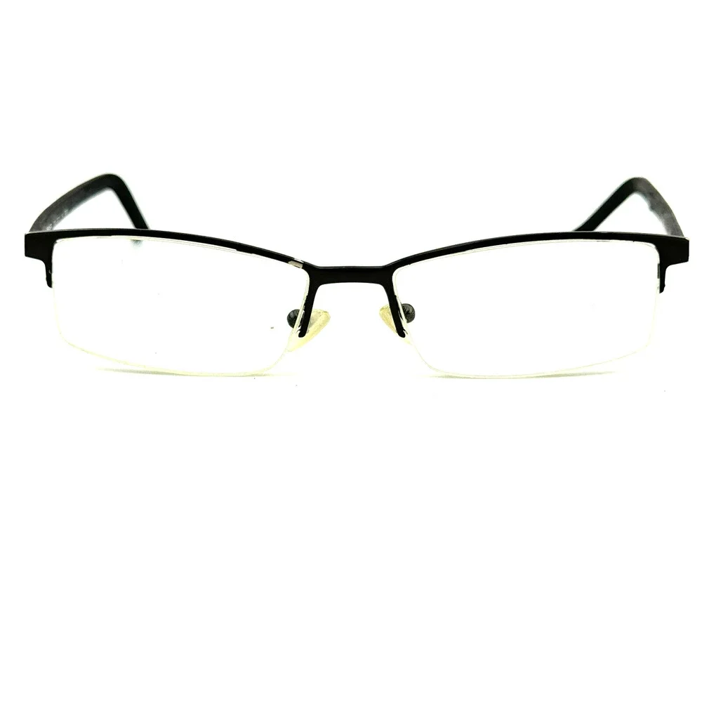 Ogi Eyeglasses Frame R71 TS009 52-16-140‎ Black Half Rim H13237